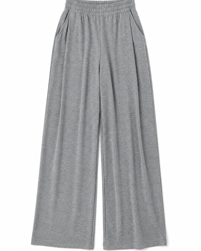 High waisted full cotton sweatpants 4083