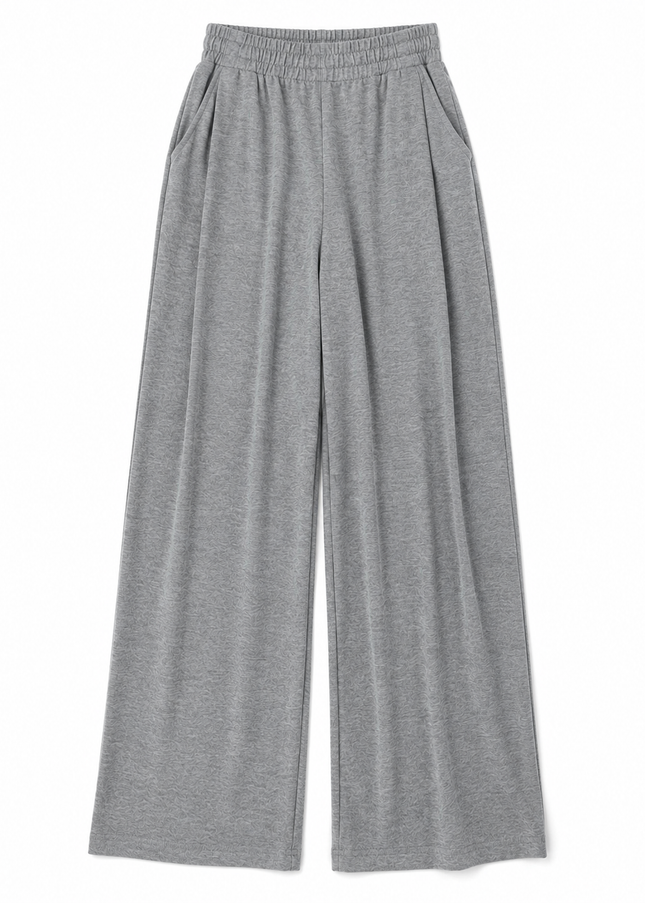 High waisted full cotton sweatpants 4082