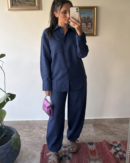 Breathable summer full sleeve set 4078