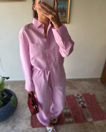 Breathable summer full sleeve set 4078
