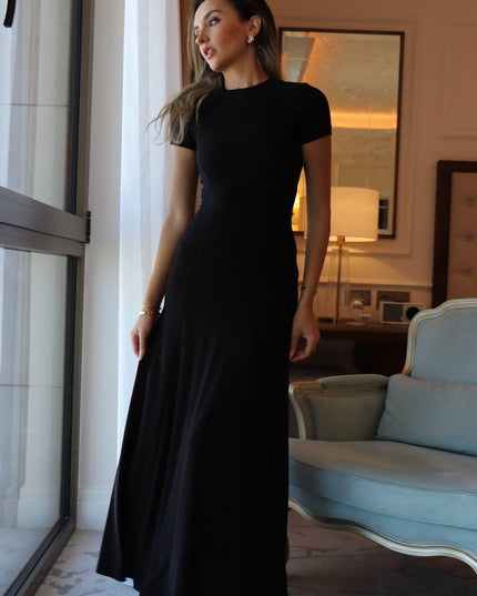 Short sleeved Spanish flowy dress 3090