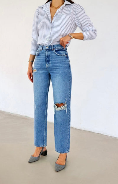 Mango original mom jean