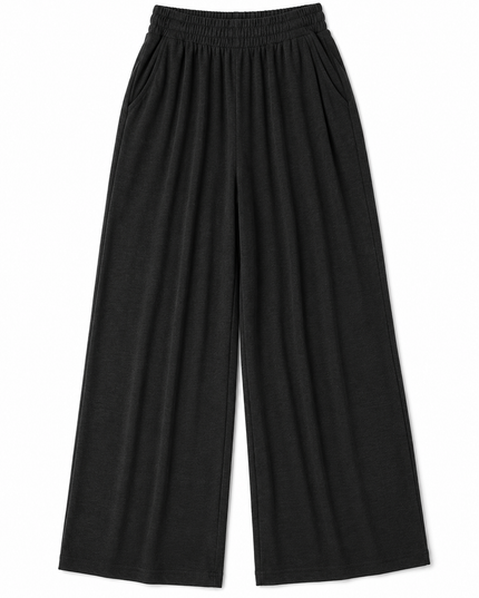 High waisted full cotton sweatpants 4082