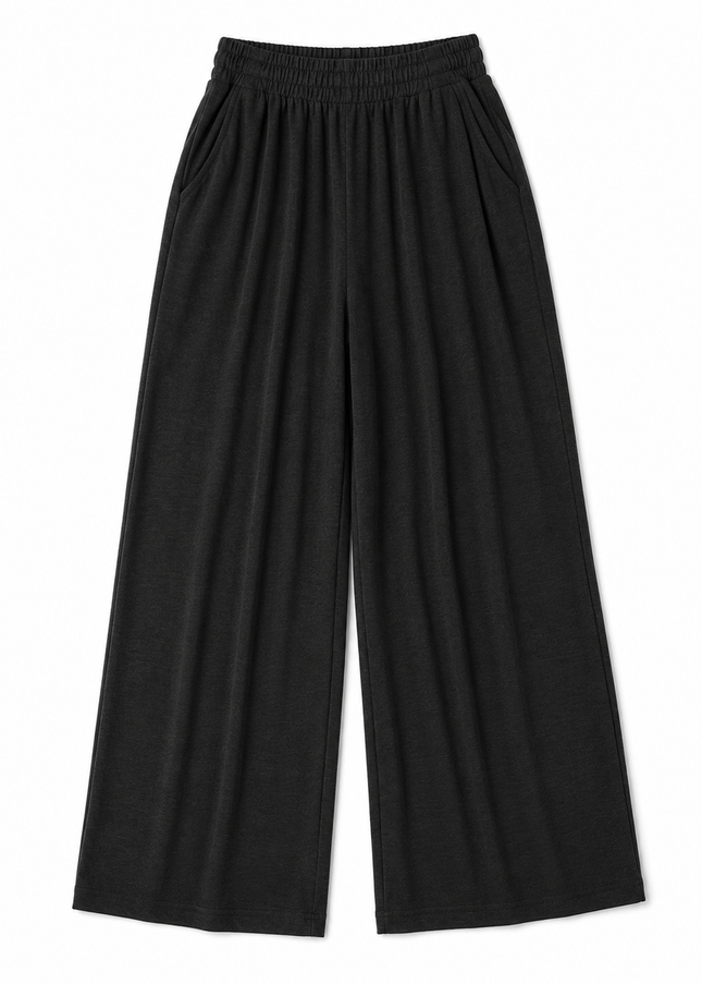 High waisted full cotton sweatpants 4082