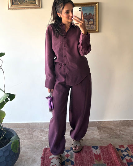 Breathable summer full sleeve set 4078