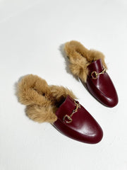 Winter slippers fully fur inside 3059