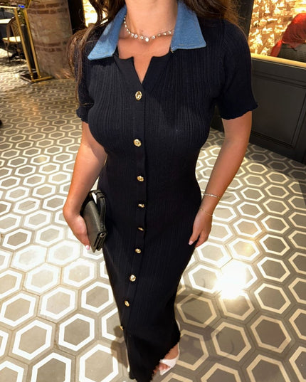 Polo neck Sandro maxi dress 4080