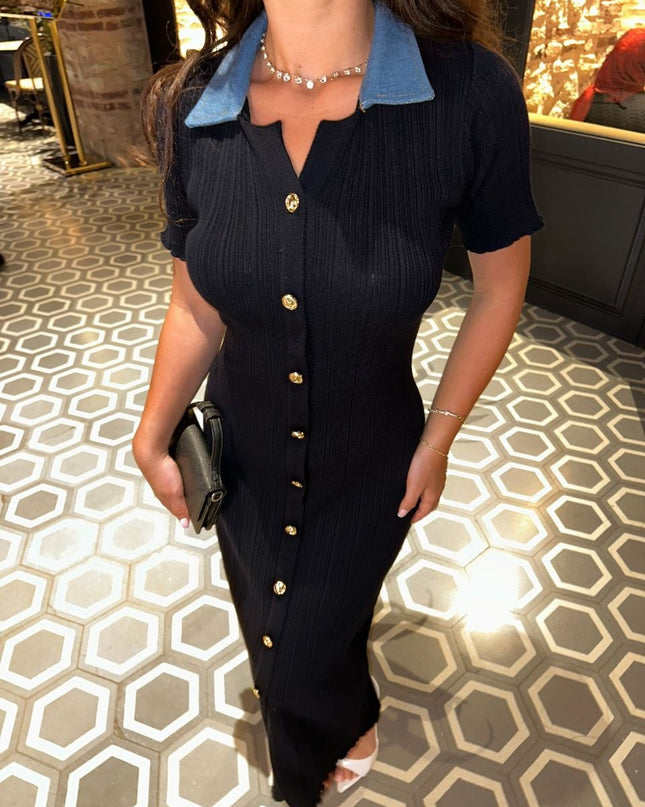 Polo neck Sandro maxi dress 4080