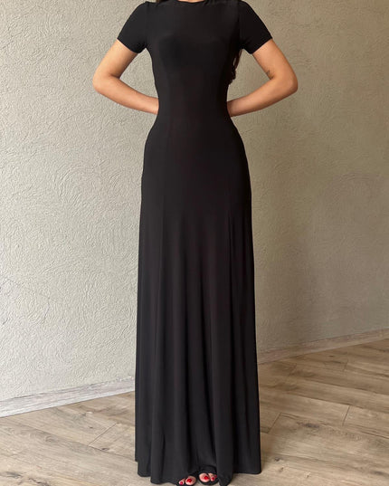 Short sleeved Spanish flowy dress 3090