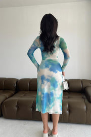 Water color dress