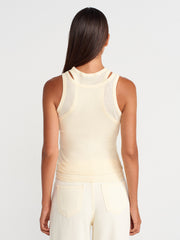 Twin piece tank top 4019