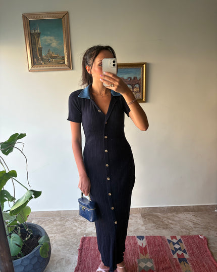 Polo neck Sandro maxi dress 4080