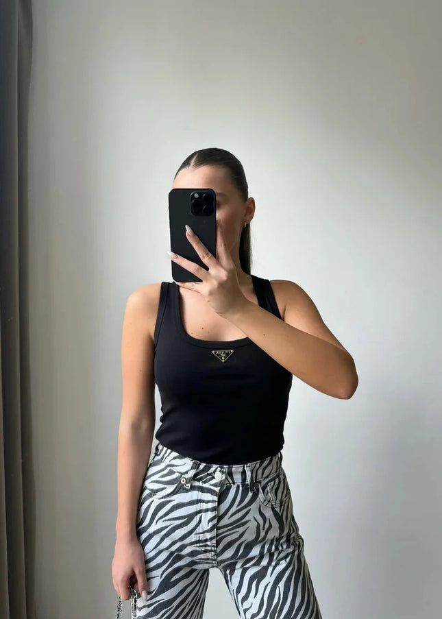 PRADA labelled tank tops in FULL cotton fabric 3089