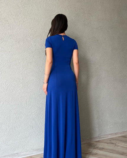 Short sleeved Spanish flowy dress 3090
