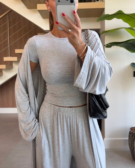 3 piece flowy oversized set 4085