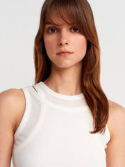 Twin piece tank top 4019