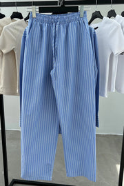 Striped trousers set