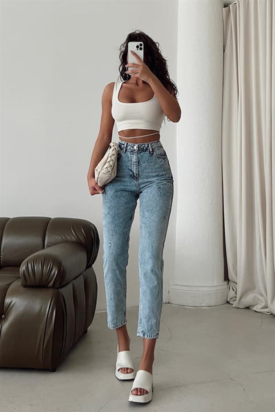 Mom slim jeans