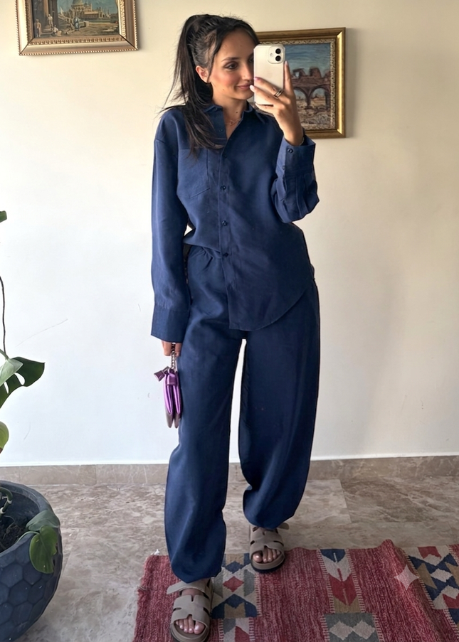 Breathable summer full sleeve set 4078