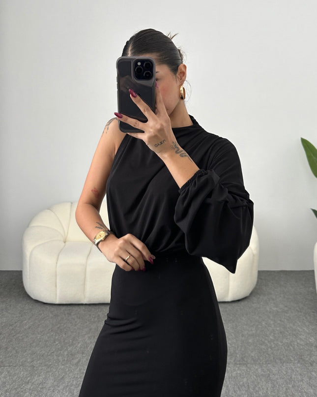 One full sleeved maxi dress 3058