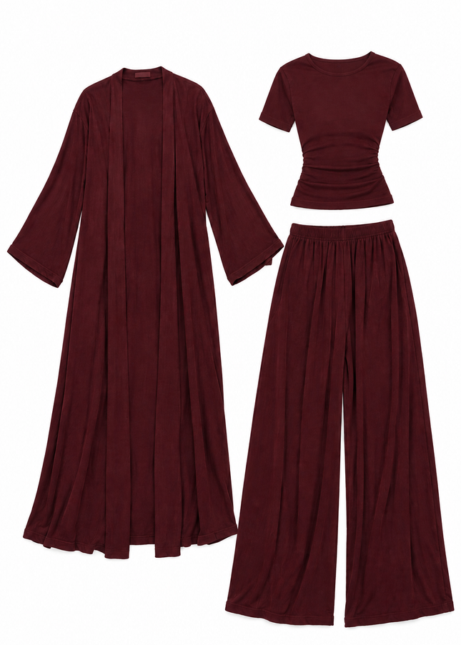 3 piece flowy oversized set 4085