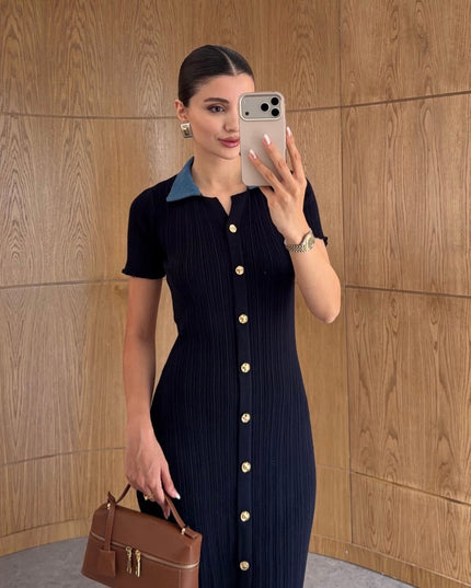 Polo neck Sandro maxi dress 4080