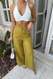 High waisted wide leg pants 3015