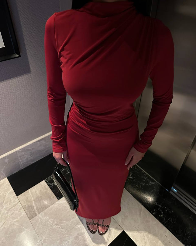 Valentines slim maxi dress 4008