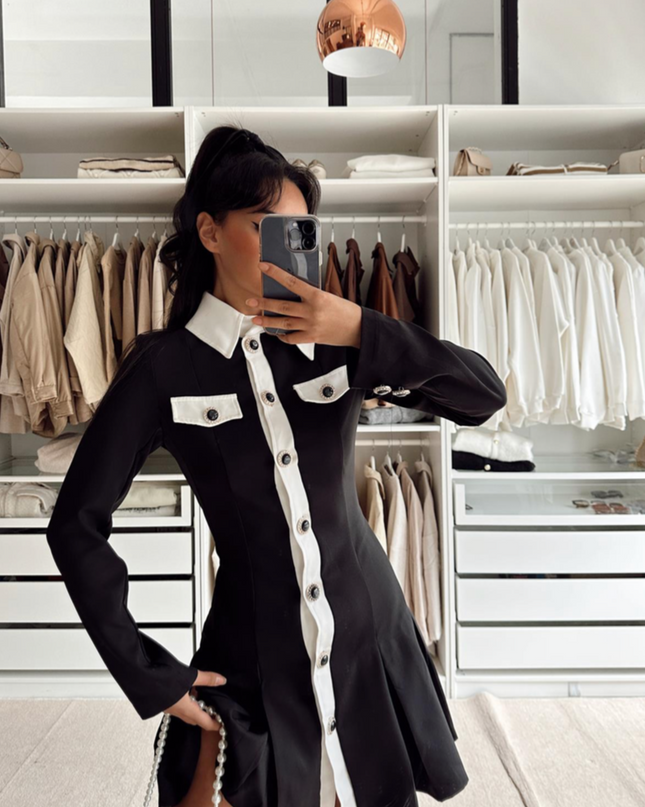 Black and White mini dress