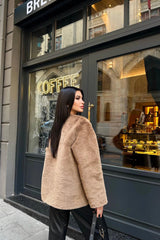 Thermal fur coat 3076