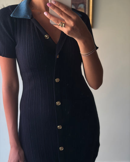 Polo neck Sandro maxi dress 4080