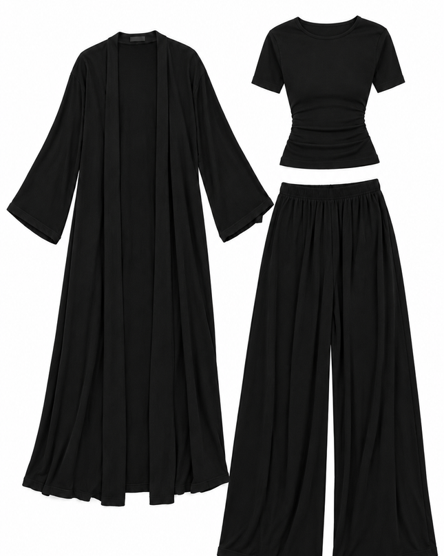 3 piece flowy oversized set 4085