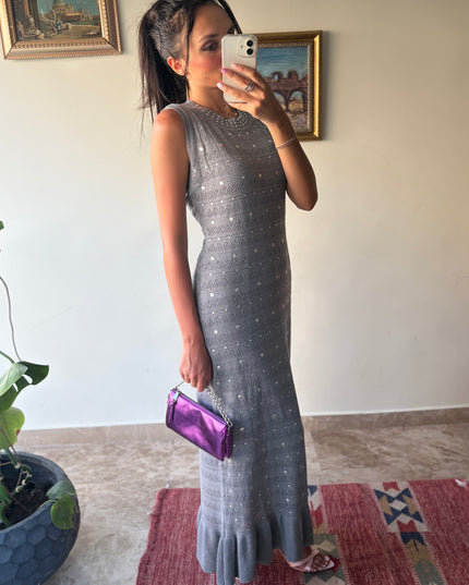 Sandro sleeveless maxi dress 4077