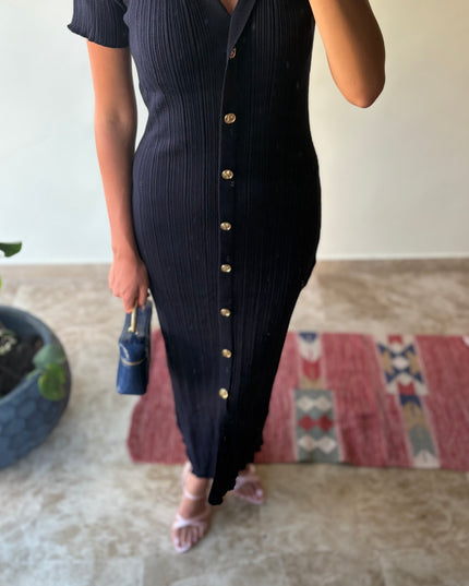 Polo neck Sandro maxi dress 4080