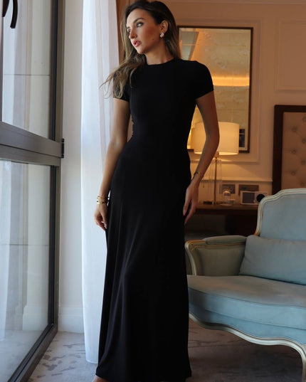 Short sleeved Spanish flowy dress 3090