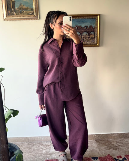 Breathable summer full sleeve set 4078