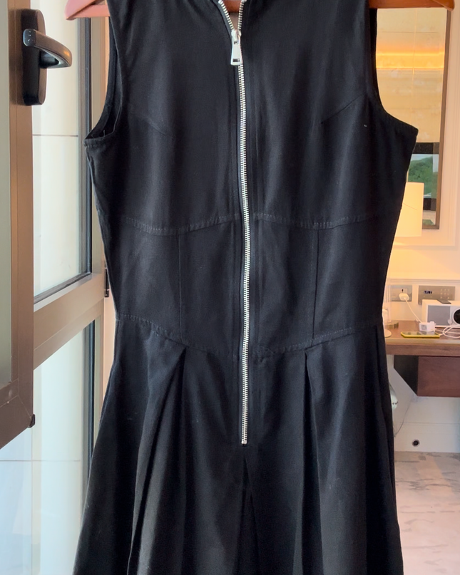 Full neck zippered maxi dress 3094