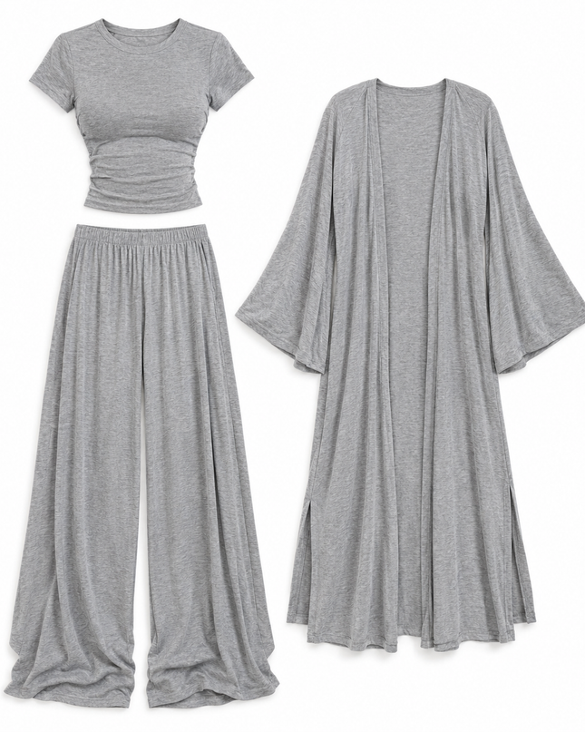 3 piece flowy oversized set 4085