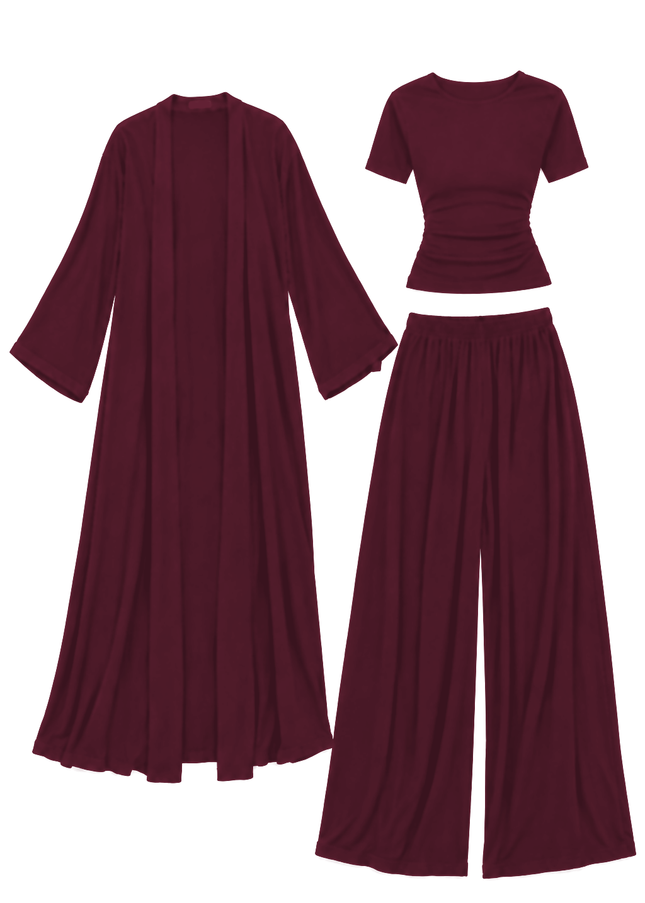 3 piece flowy oversized set 4085