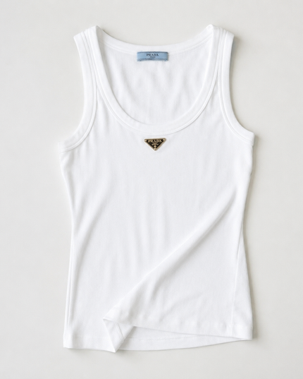 PRADA labelled tank tops in FULL cotton fabric 3089