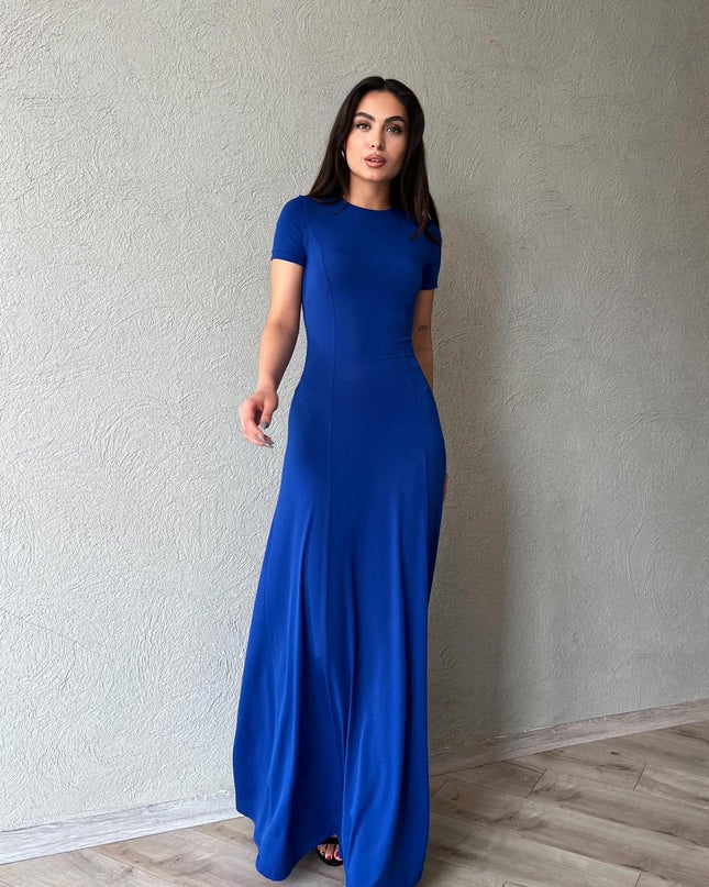 Short sleeved Spanish flowy dress 3090