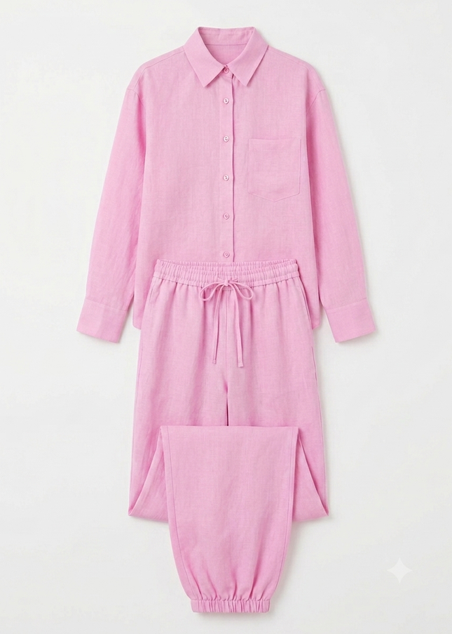 Breathable summer full sleeve set 4078