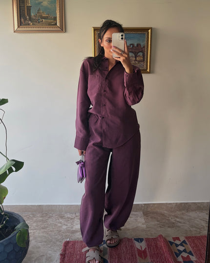Breathable summer full sleeve set 4078