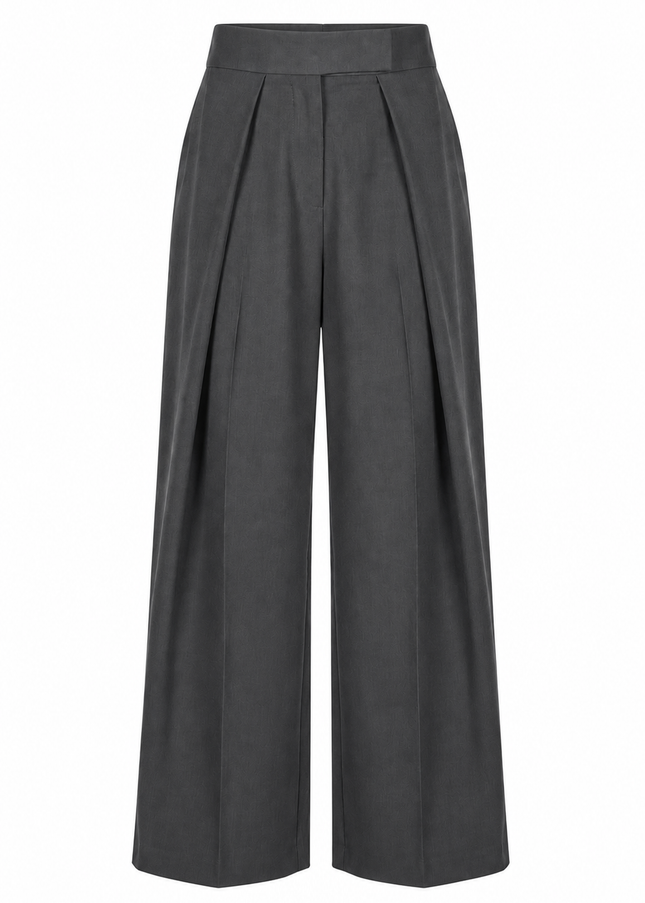 Wide legged cotton-linen blend palazzo 4079