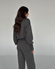 Turtleneck high waisted pants lounge set 3068