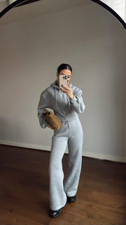 Thermal padded zippered tracksuit 4001