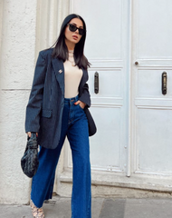 Boyfriend statement blazer