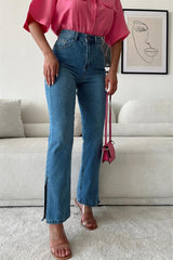 Straight cut jeans